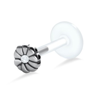 Flower Shaped Labrets Push-in LA-1306